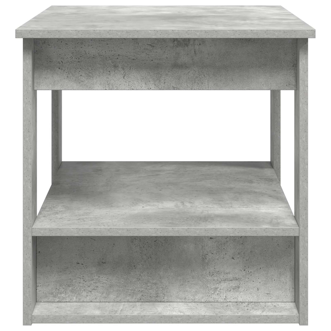 Sofabord Beton Grå 72 x 50 x 50 cm Konstrueret træ