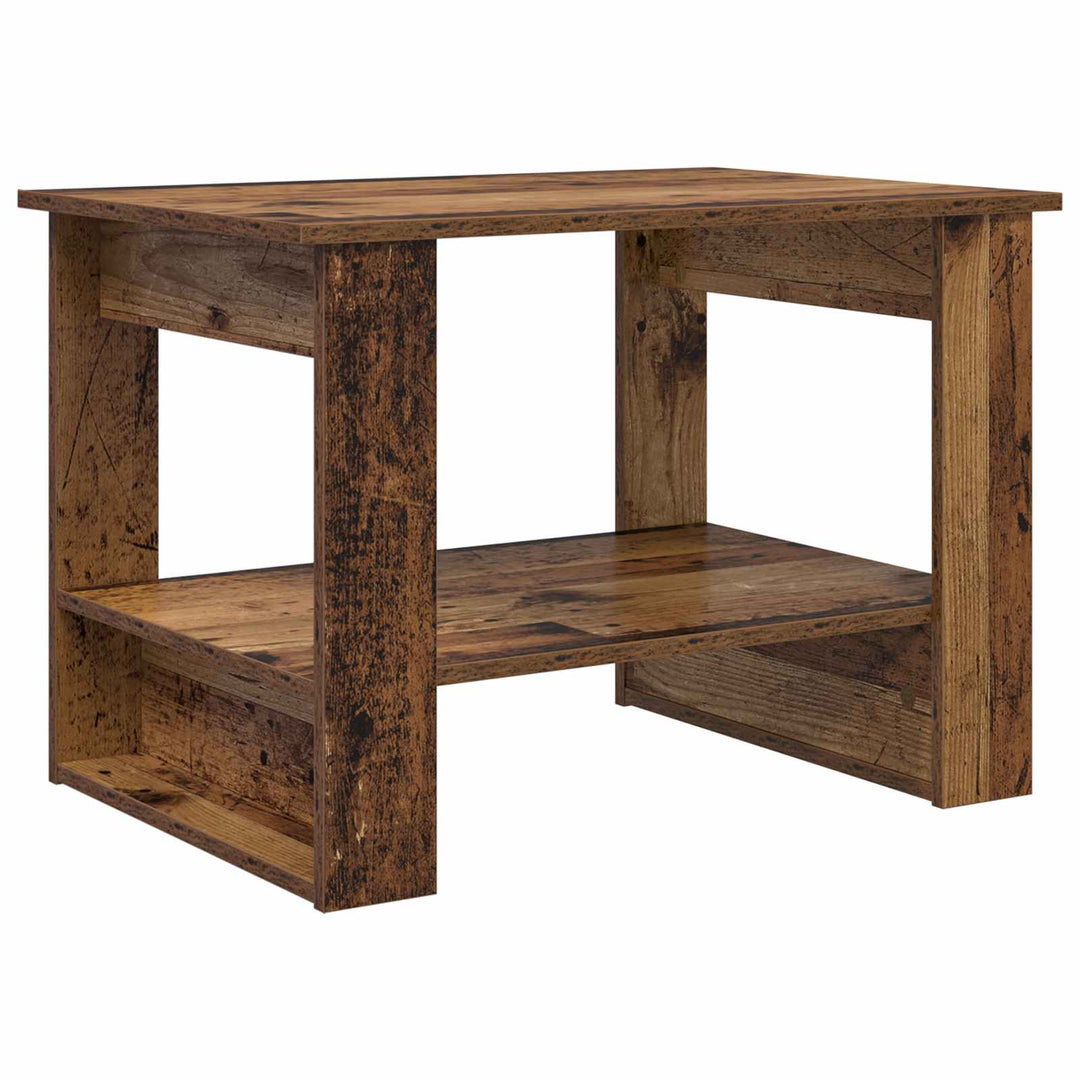 Sofabord Gammelt træ 72 x 50 x 50 cm Konstrueret træ