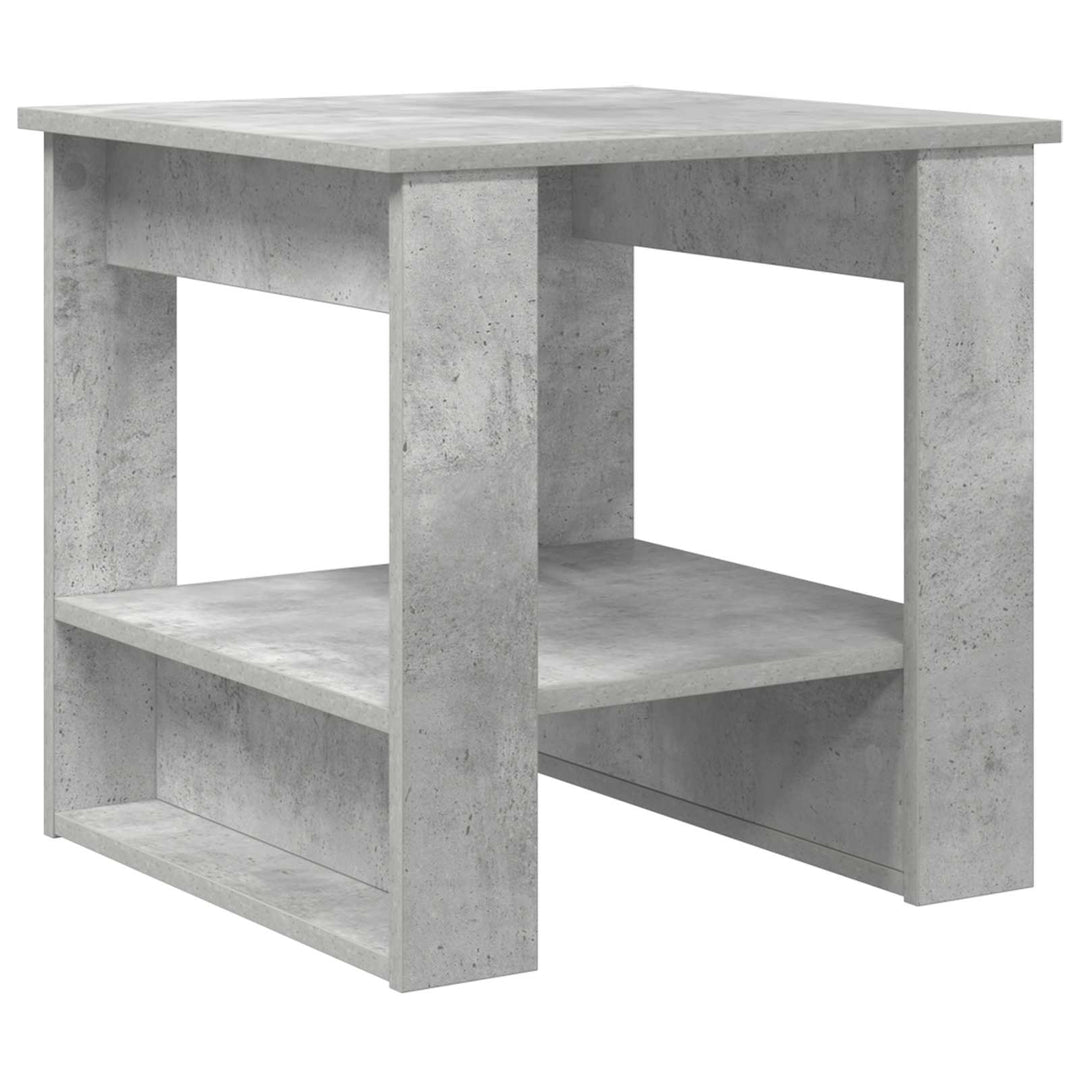 Sofabord Beton Grå 51 x 50 x 50 cm Konstrueret træ