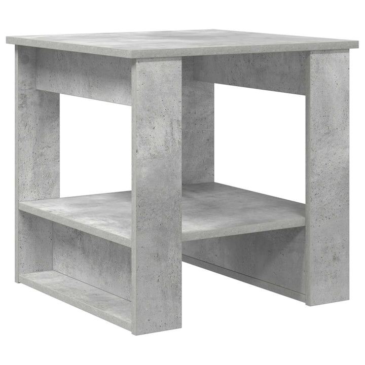Sofabord Beton Grå 51 x 50 x 50 cm Konstrueret træ