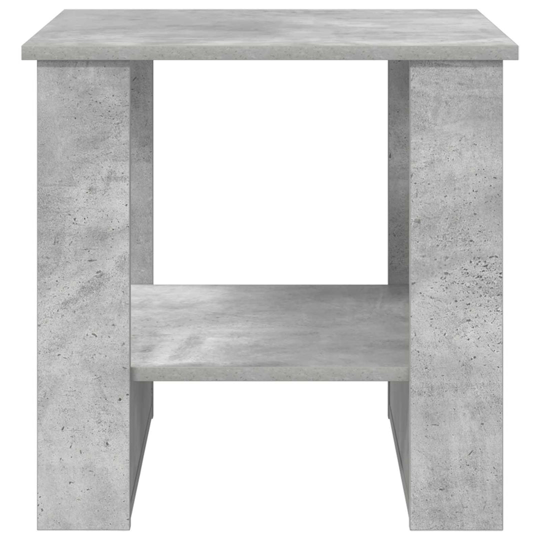 Sofabord Beton Grå 51 x 50 x 50 cm Konstrueret træ