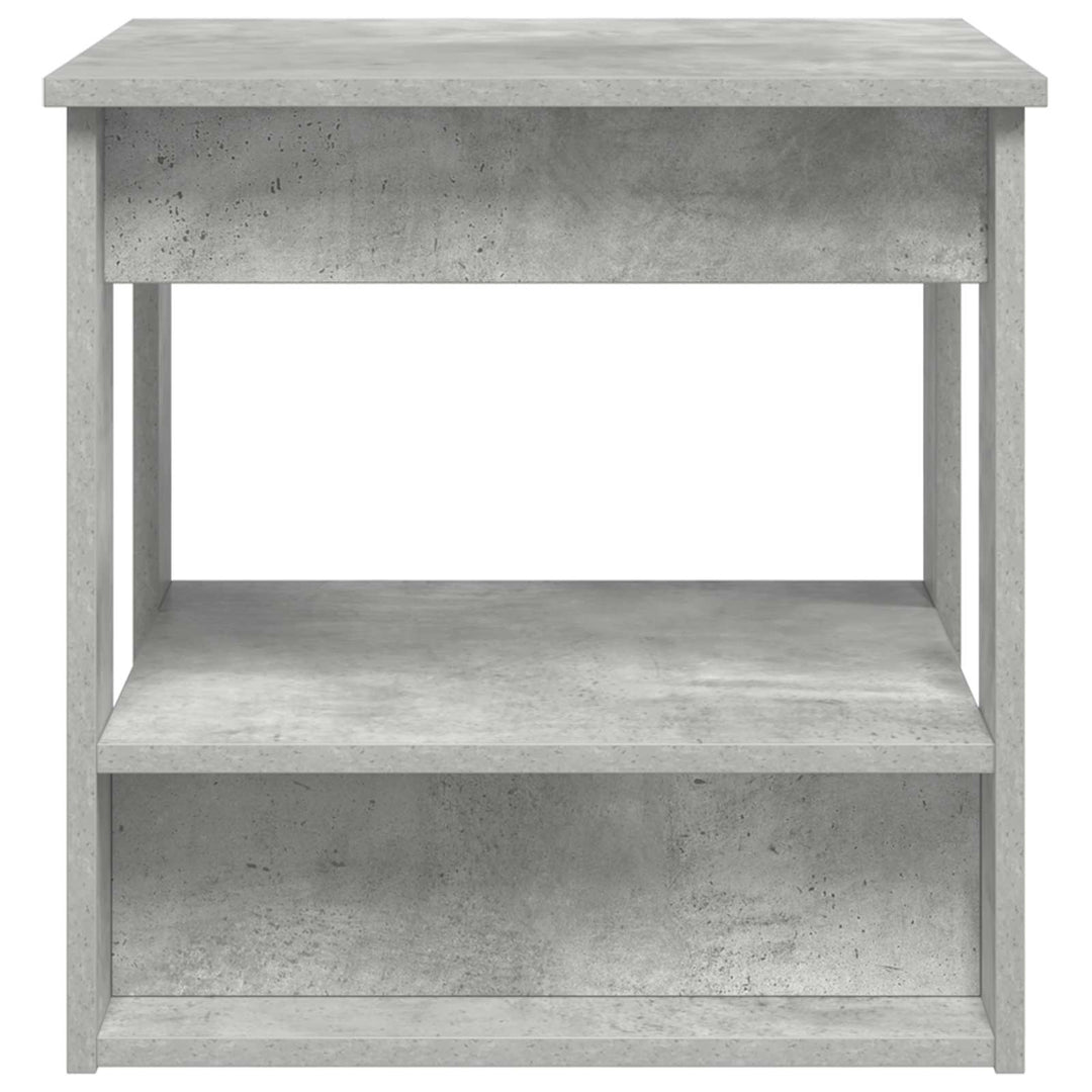 Sofabord Beton Grå 51 x 50 x 50 cm Konstrueret træ