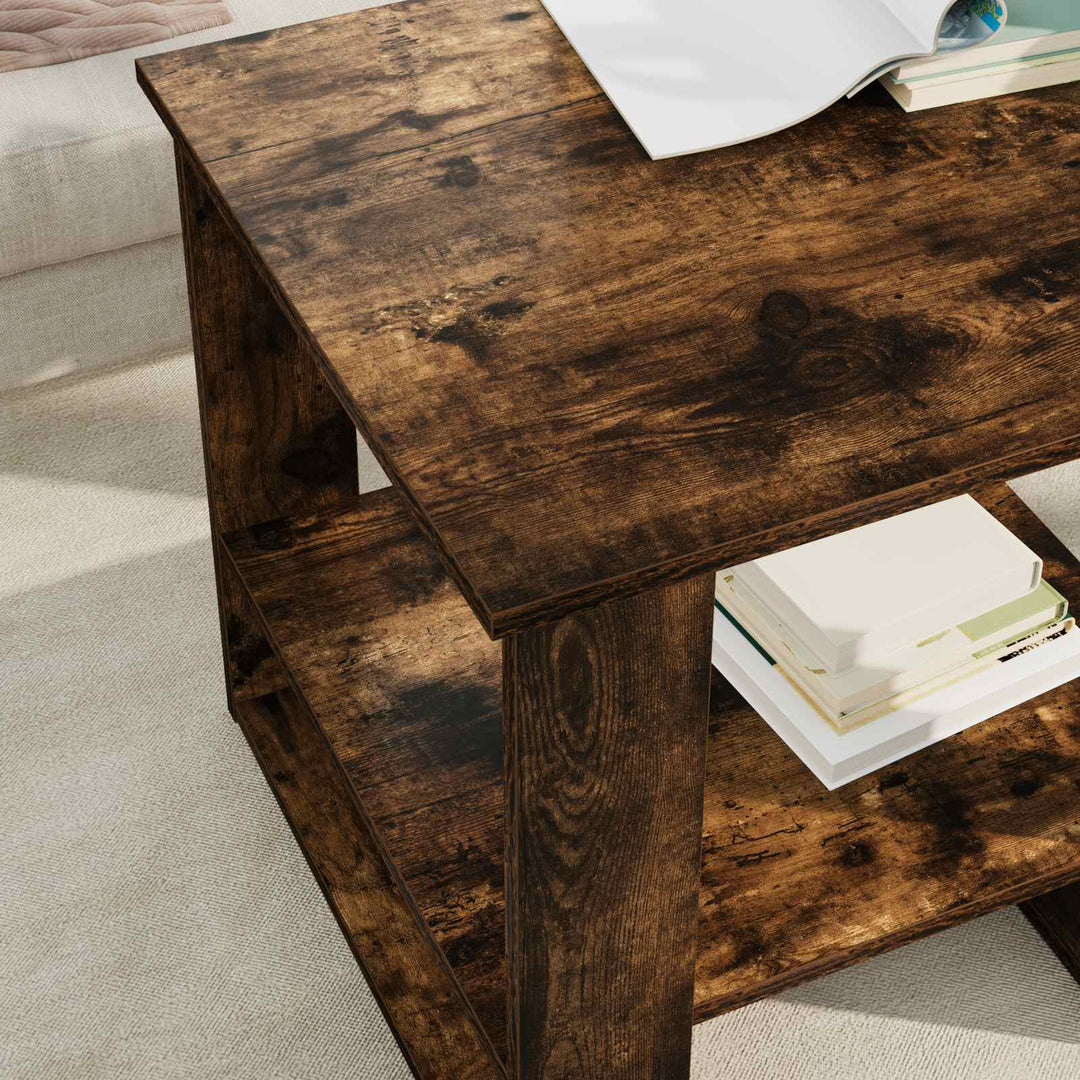 Sofabord Røget eg 51 x 50 x 50 cm Konstrueret træ