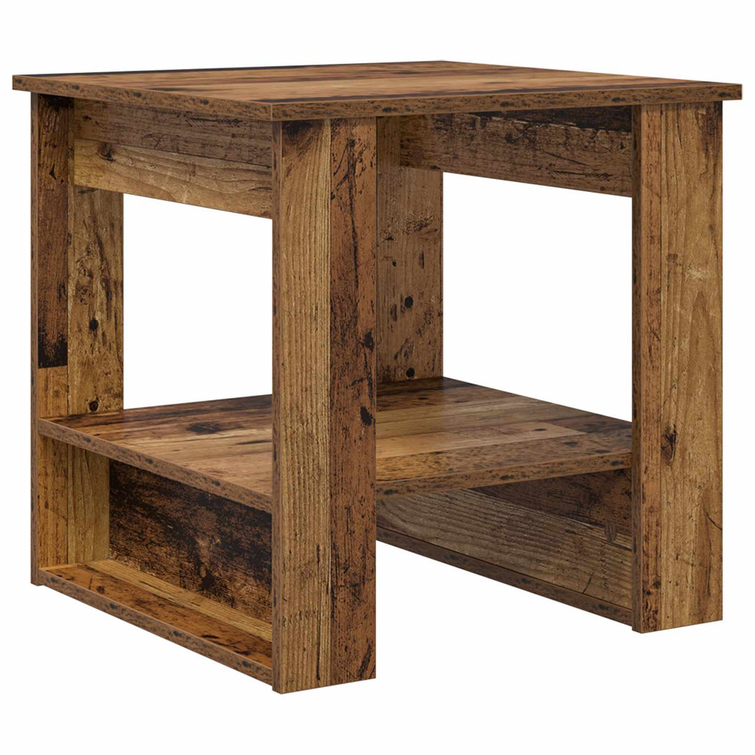 Sofabord Gammelt træ 51 x 50 x 50 cm Konstrueret træ