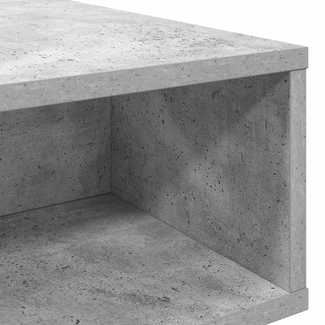 Sofabord Beton Grå 105 x 50 x 32,5 cm Konstrueret træ