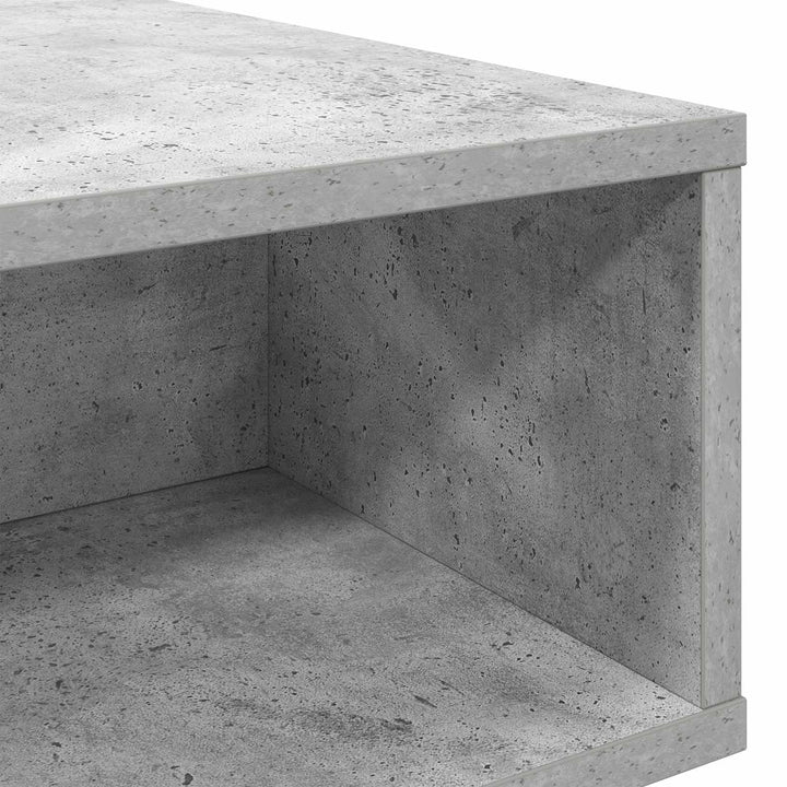 Sofabord Beton Grå 105 x 50 x 32,5 cm Konstrueret træ