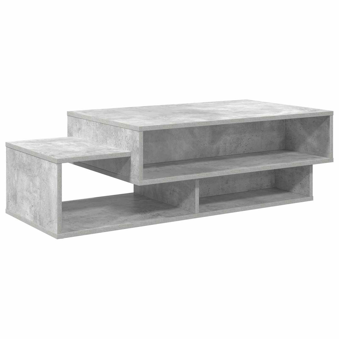 Sofabord Beton Grå 105 x 50 x 32,5 cm Konstrueret træ