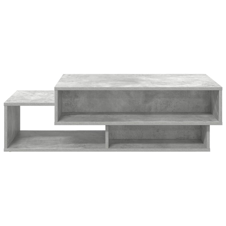 Sofabord Beton Grå 105 x 50 x 32,5 cm Konstrueret træ