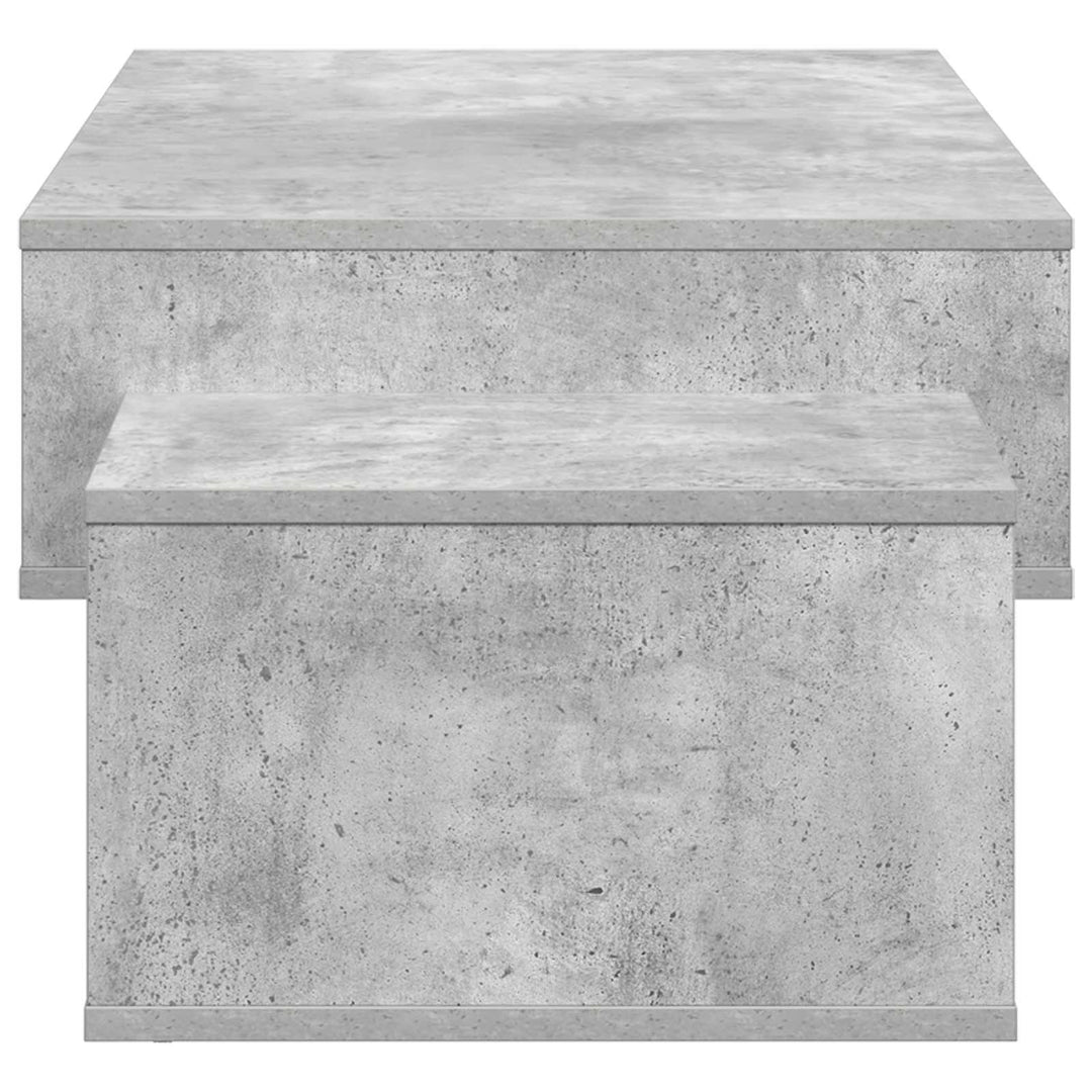 Sofabord Beton Grå 105 x 50 x 32,5 cm Konstrueret træ