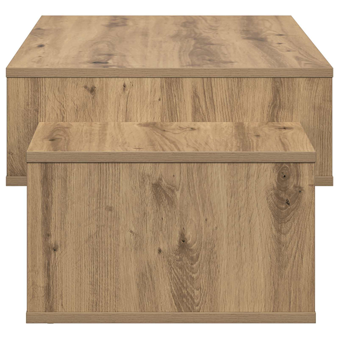 Sofabord Artisan Egetræ 105 x 50 x 32,5 cm Konstrueret træ