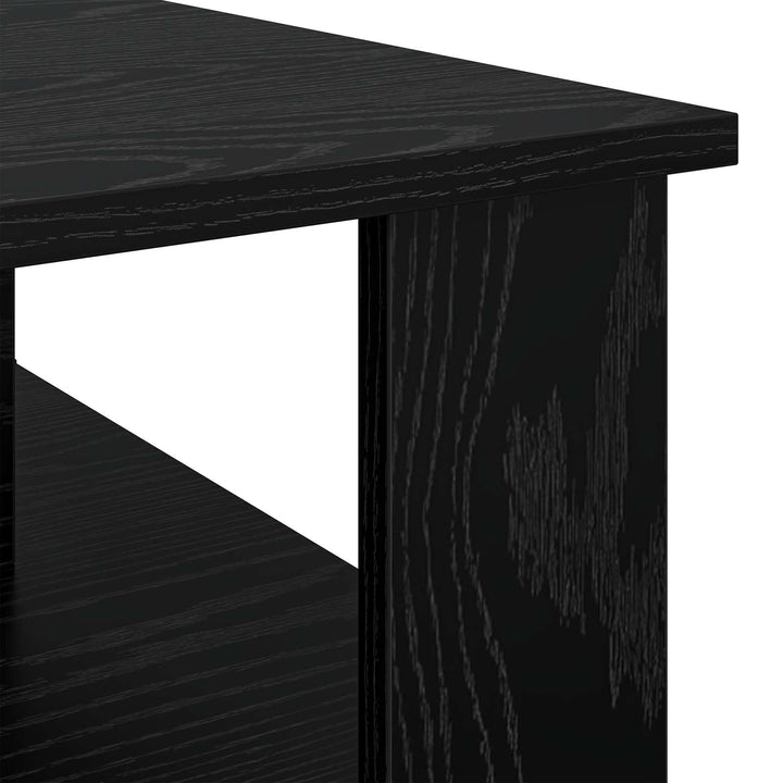 Sofabord Sort eg 90 x 50 x 40 cm Konstrueret træ