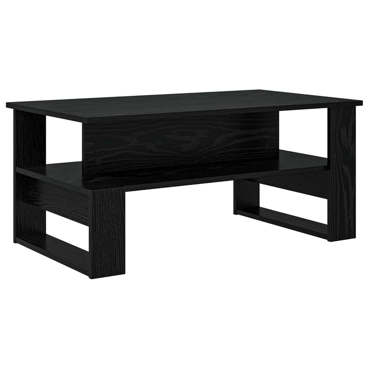 Sofabord Sort eg 90 x 50 x 40 cm Konstrueret træ