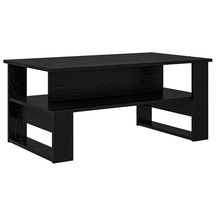 Sofabord Sort eg 90 x 50 x 40 cm Konstrueret træ