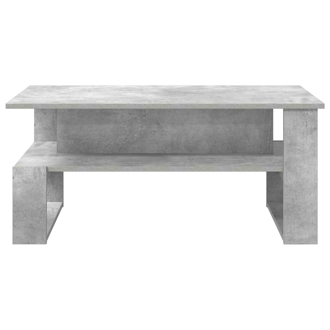 Sofabord Beton Grå 90 x 50 x 40 cm Konstrueret træ