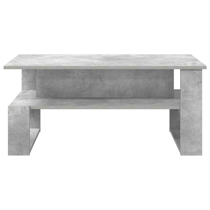 Sofabord Beton Grå 90 x 50 x 40 cm Konstrueret træ
