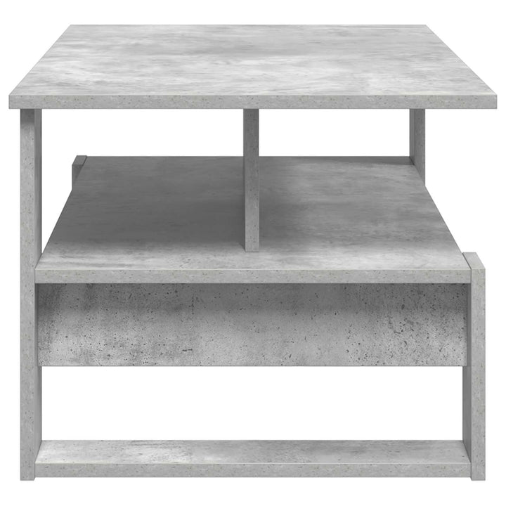 Sofabord Beton Grå 90 x 50 x 40 cm Konstrueret træ