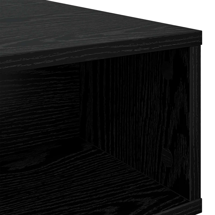 Sofabord Sort eg 80 x 46 x 35 cm Konstrueret træ