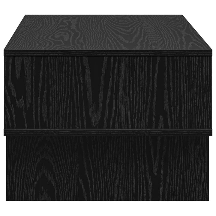 Sofabord Sort eg 80 x 46 x 35 cm Konstrueret træ