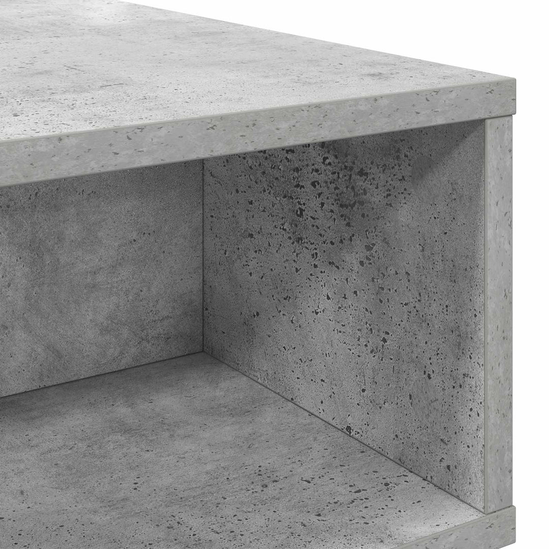 Sofabord Beton Grå 80 x 46 x 35 cm Konstrueret træ