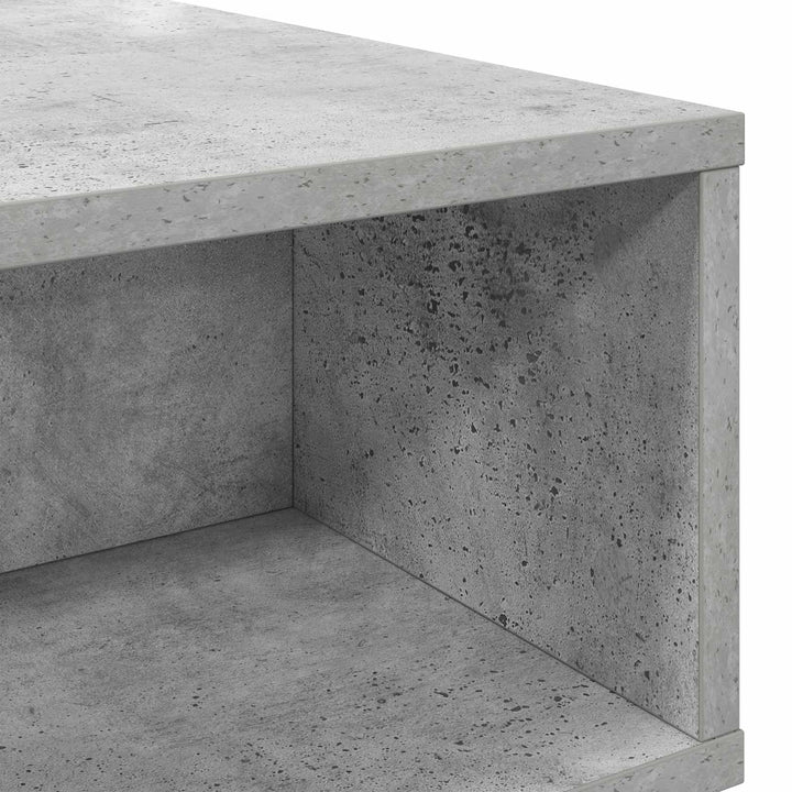 Sofabord Beton Grå 80 x 46 x 35 cm Konstrueret træ