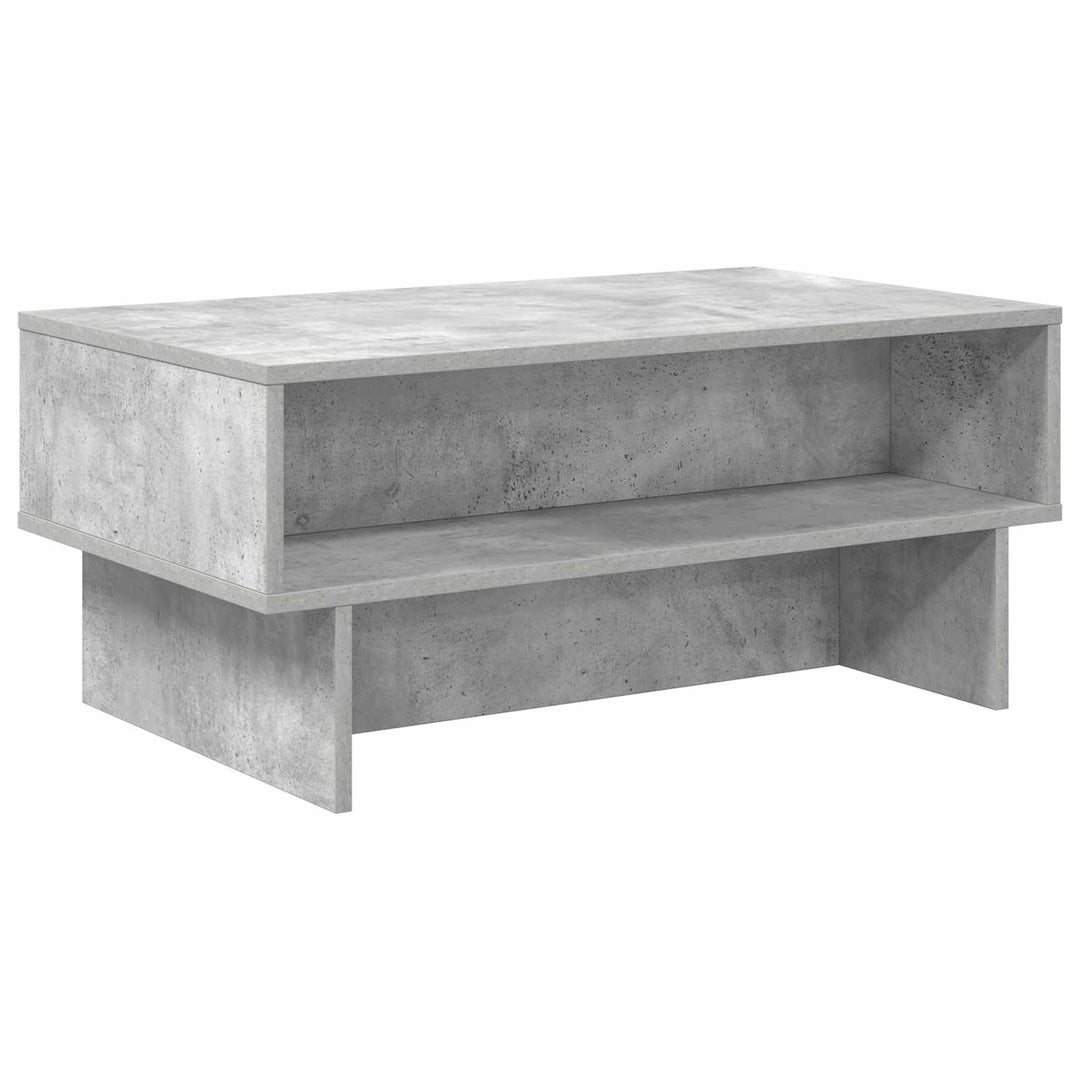 Sofabord Beton Grå 80 x 46 x 35 cm Konstrueret træ