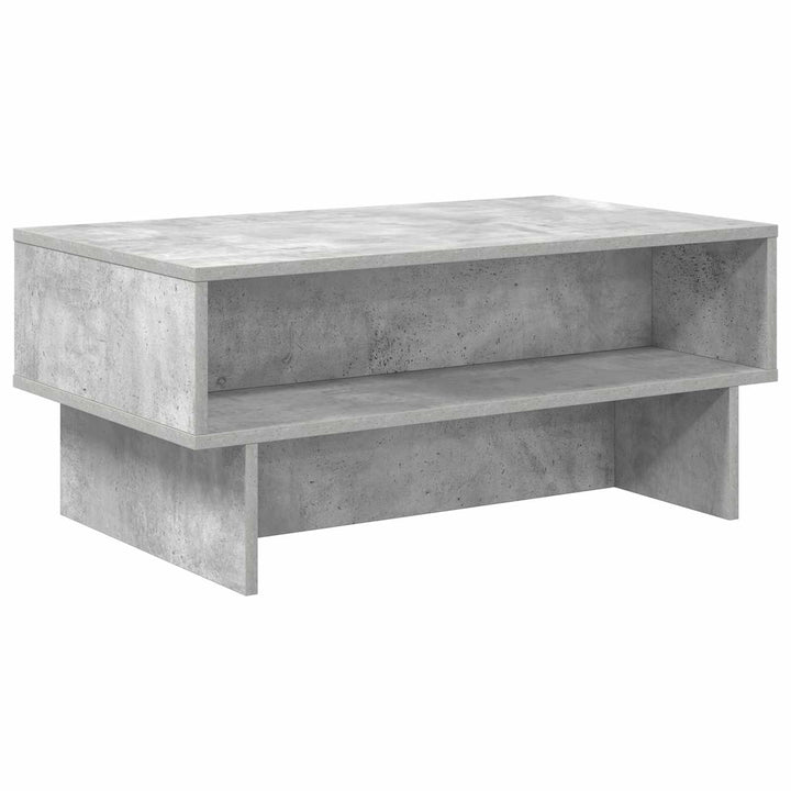 Sofabord Beton Grå 80 x 46 x 35 cm Konstrueret træ