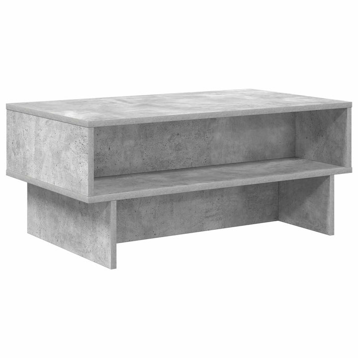 Sofabord Beton Grå 80 x 46 x 35 cm Konstrueret træ