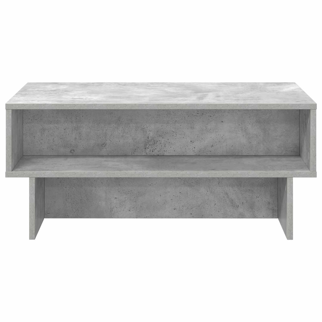 Sofabord Beton Grå 80 x 46 x 35 cm Konstrueret træ