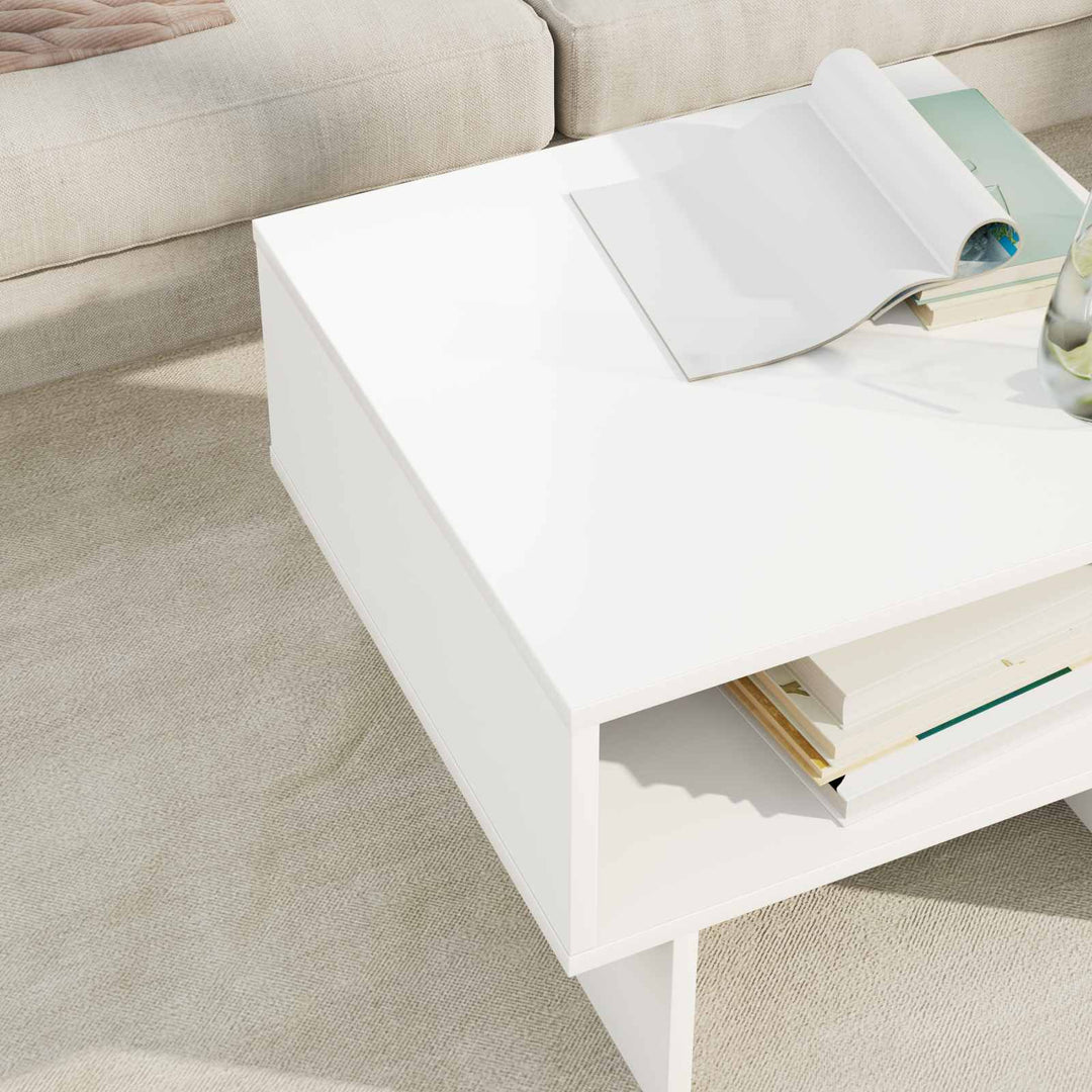 Sofabord Hvid 48 x 46 x 35 cm Konstrueret træ