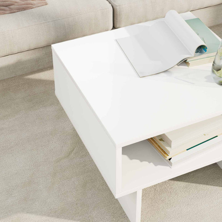 Sofabord Hvid 48 x 46 x 35 cm Konstrueret træ