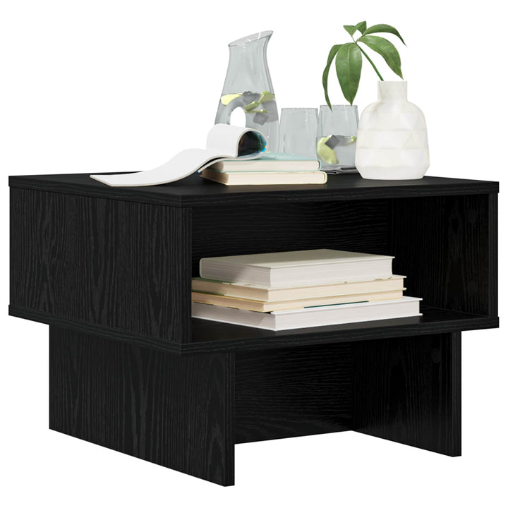 Sofabord Sort eg 48 x 46 x 35 cm Konstrueret træ
