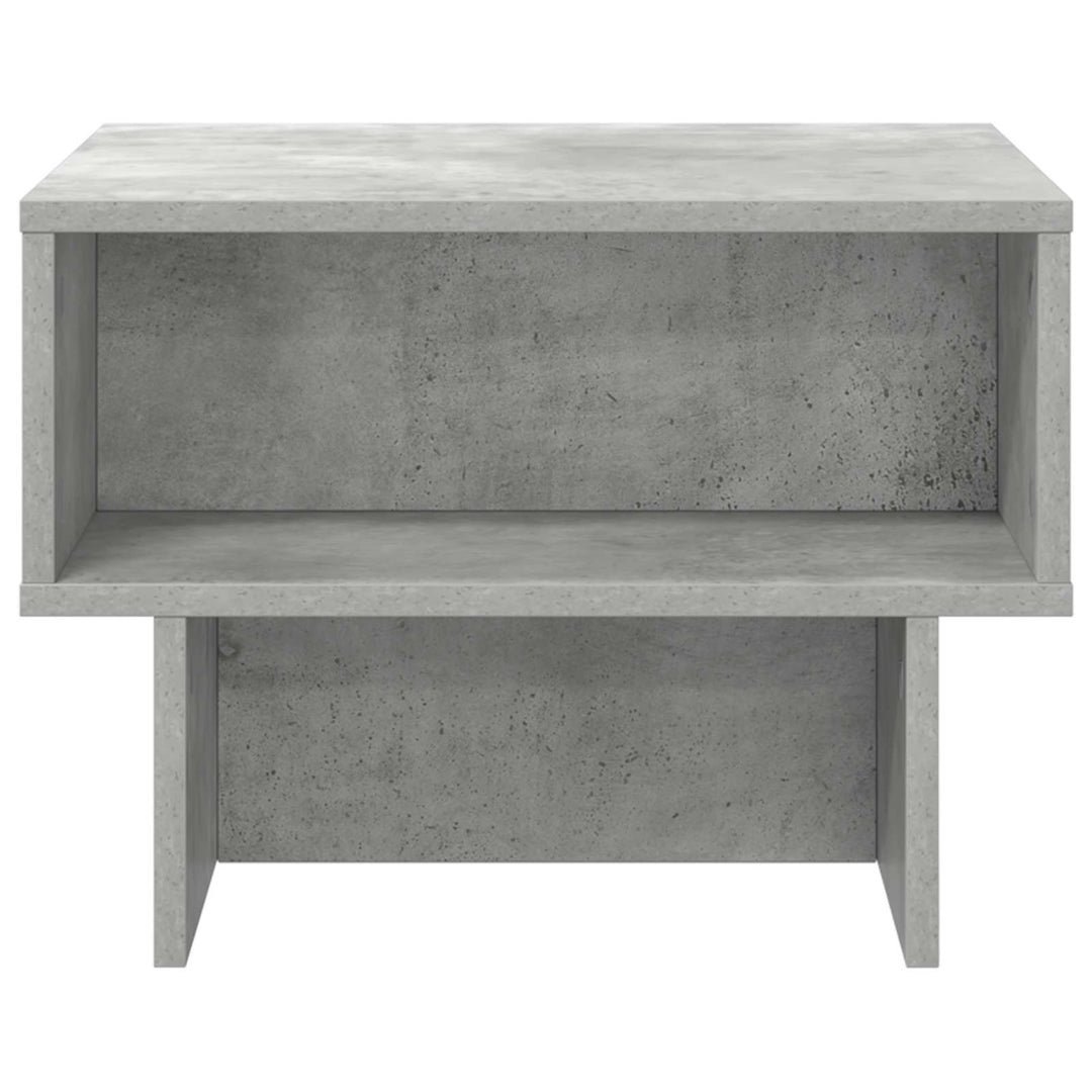 Sofabord Beton Grå 48 x 46 x 35 cm Konstrueret træ