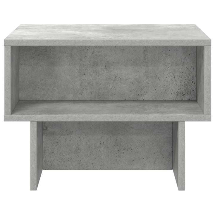 Sofabord Beton Grå 48 x 46 x 35 cm Konstrueret træ