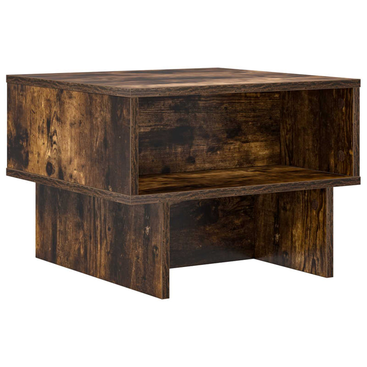Sofabord Røget eg 48 x 46 x 35 cm Konstrueret træ