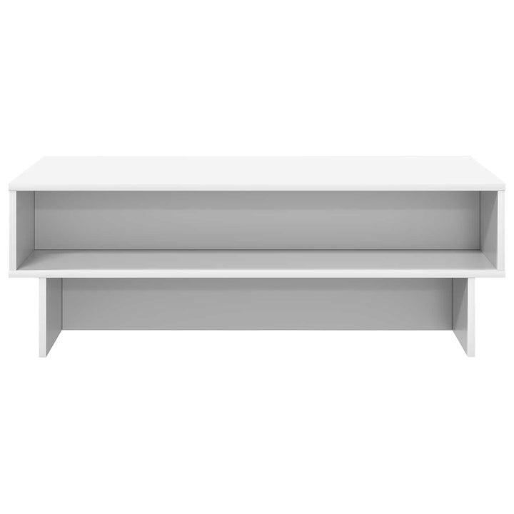 Sofabord Hvid 100 x 46 x 35 cm Konstrueret træ