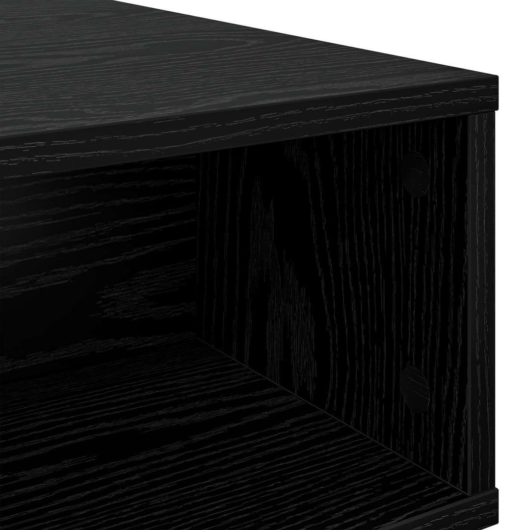 Sofabord Sort eg 100 x 46 x 35 cm Konstrueret træ