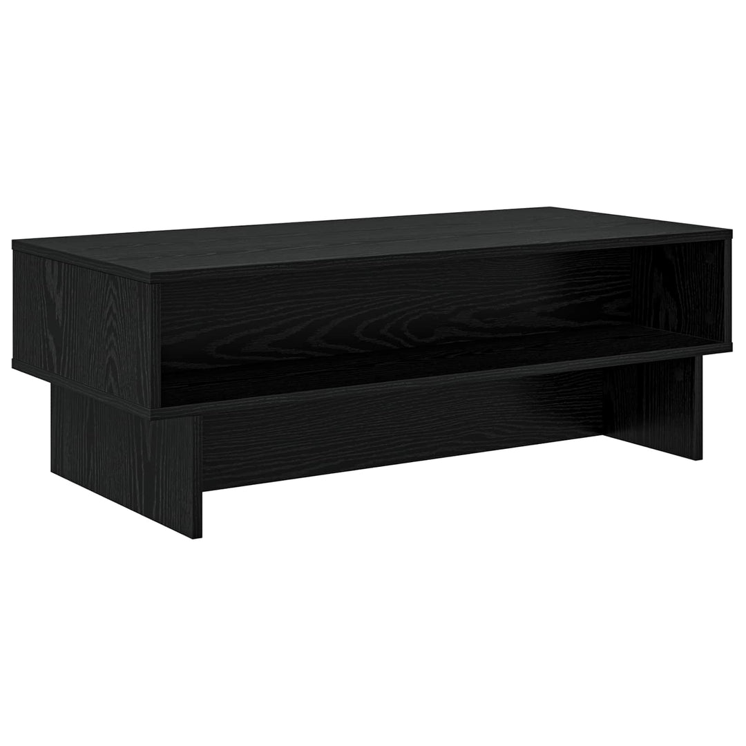 Sofabord Sort eg 100 x 46 x 35 cm Konstrueret træ