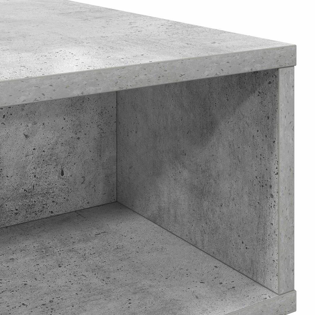 Sofabord Beton Grå 100 x 46 x 35 cm Konstrueret træ