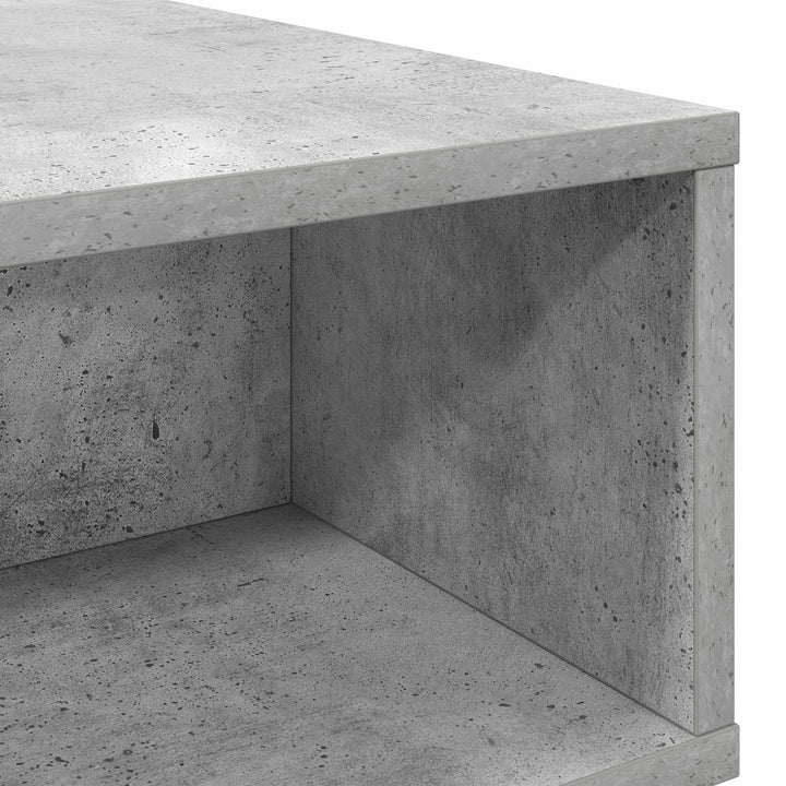 Sofabord Beton Grå 100 x 46 x 35 cm Konstrueret træ