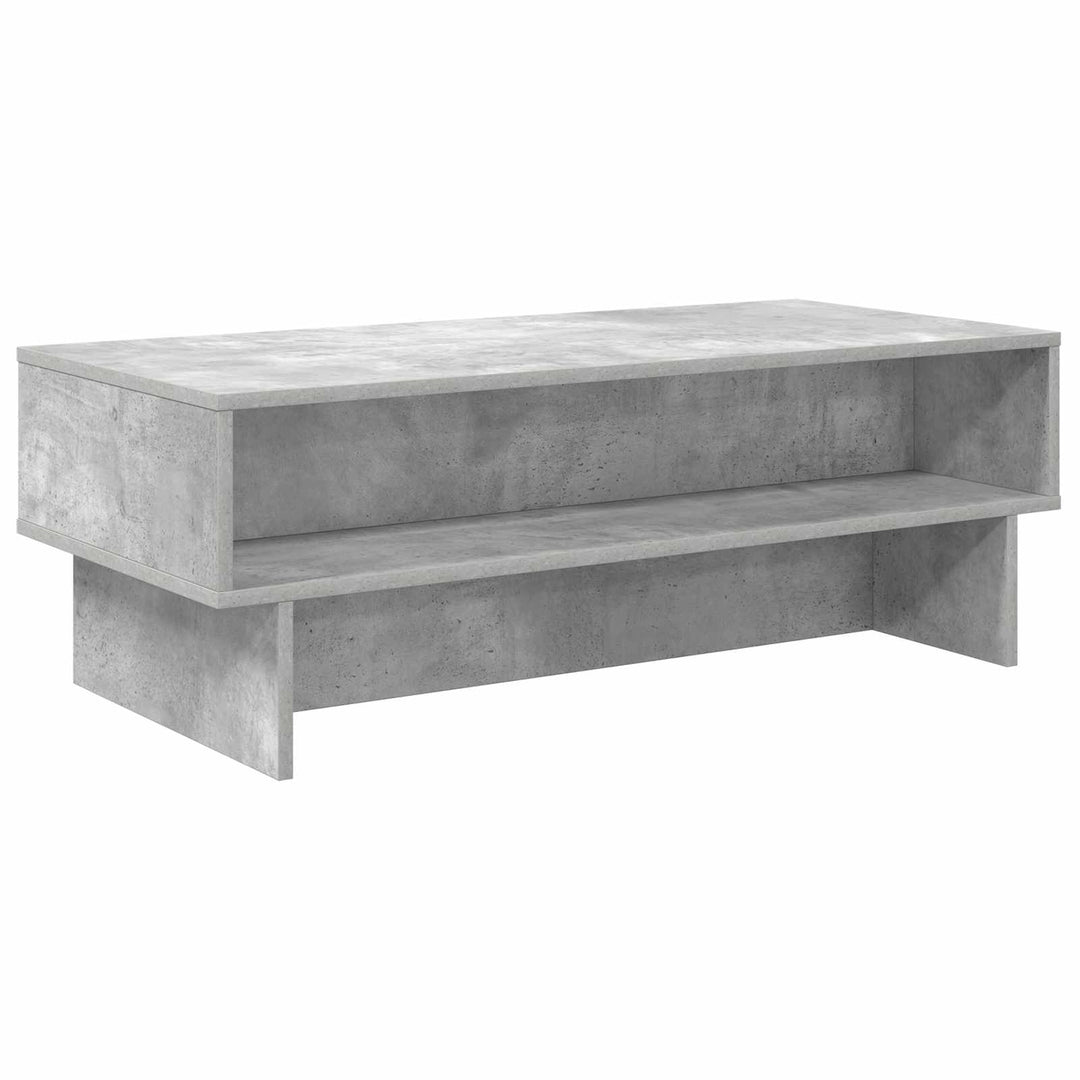 Sofabord Beton Grå 100 x 46 x 35 cm Konstrueret træ
