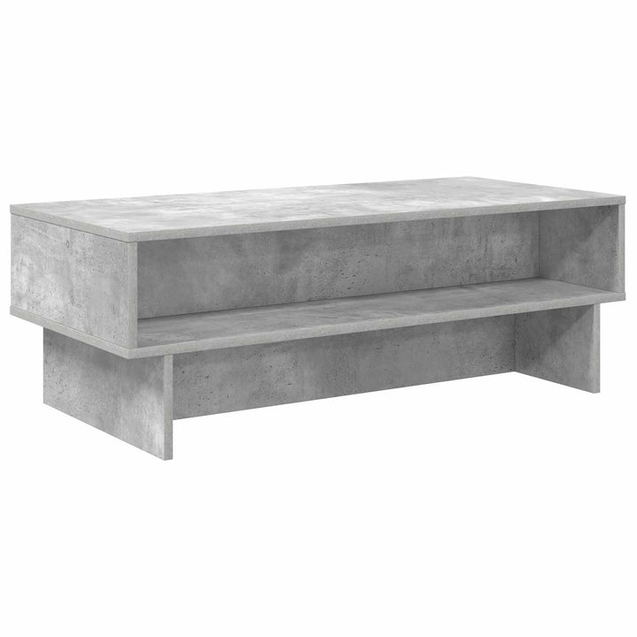 Sofabord Beton Grå 100 x 46 x 35 cm Konstrueret træ
