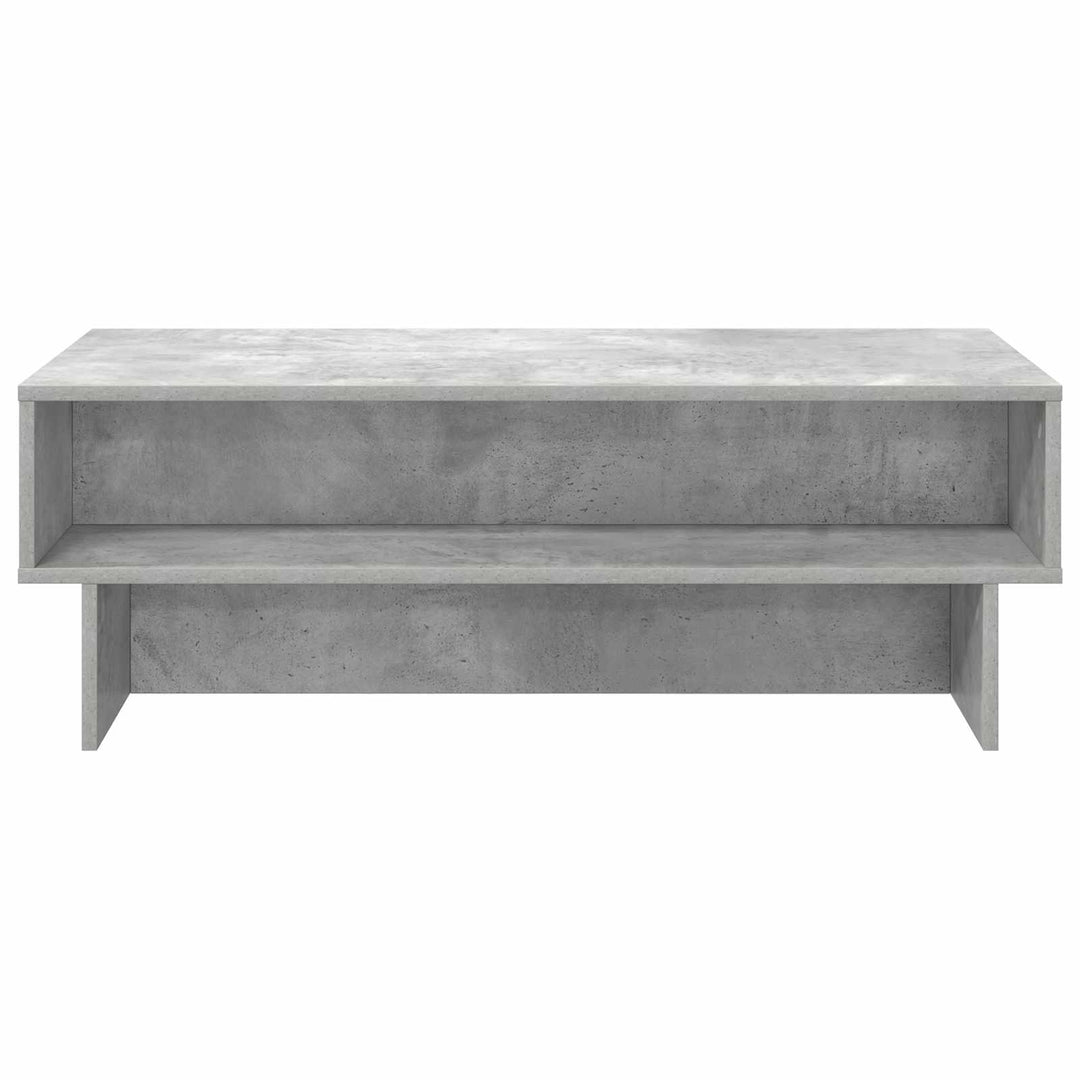 Sofabord Beton Grå 100 x 46 x 35 cm Konstrueret træ