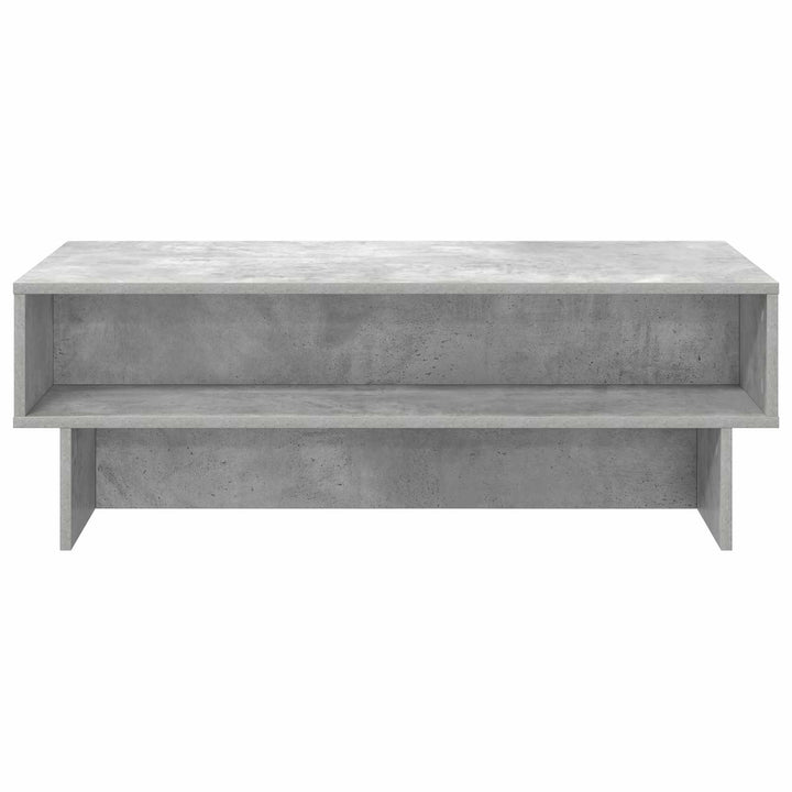 Sofabord Beton Grå 100 x 46 x 35 cm Konstrueret træ