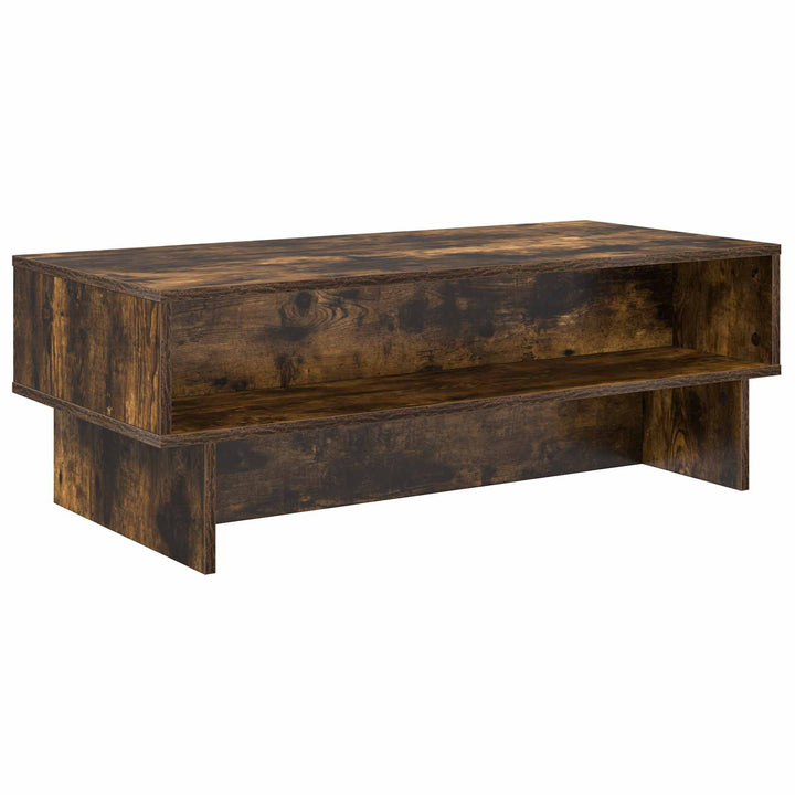 Sofabord Røget eg 100 x 46 x 35 cm Konstrueret træ