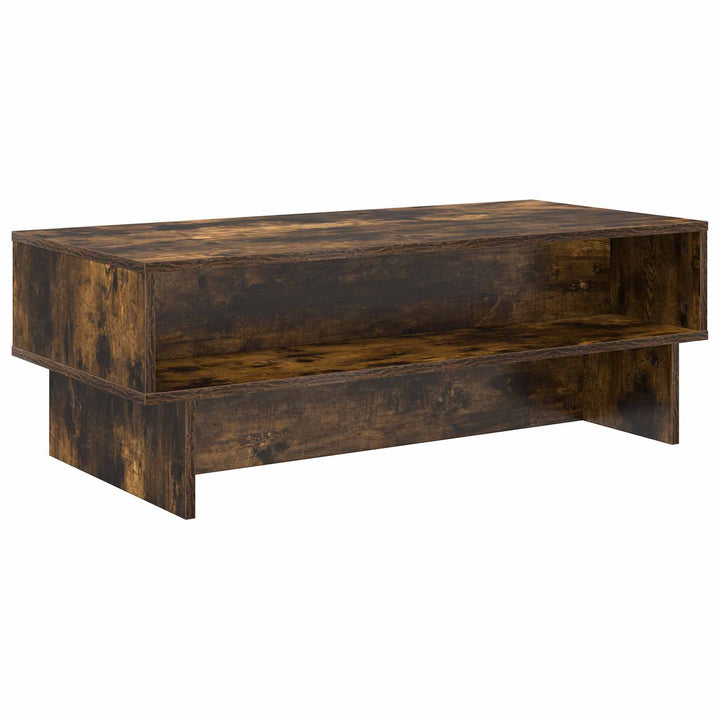 Sofabord Røget eg 100 x 46 x 35 cm Konstrueret træ