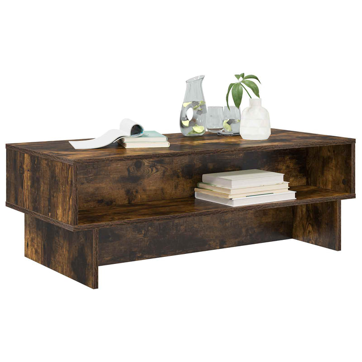 Sofabord Røget eg 100 x 46 x 35 cm Konstrueret træ