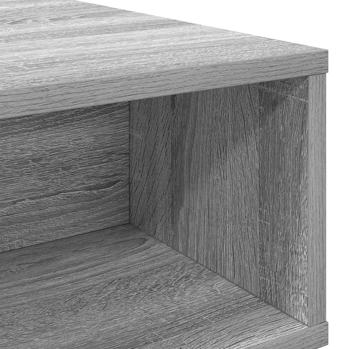 Sofabord Grå Sonoma 100 x 46 x 35 cm Konstrueret træ