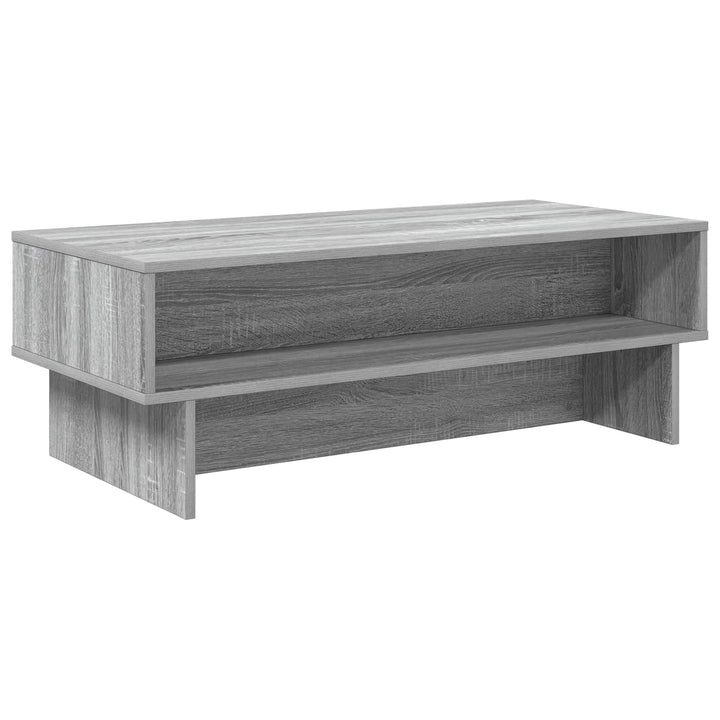 Sofabord Grå Sonoma 100 x 46 x 35 cm Konstrueret træ