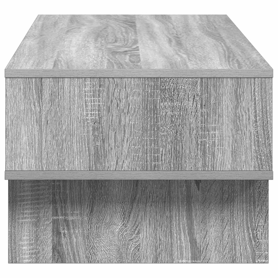 Sofabord Grå Sonoma 100 x 46 x 35 cm Konstrueret træ