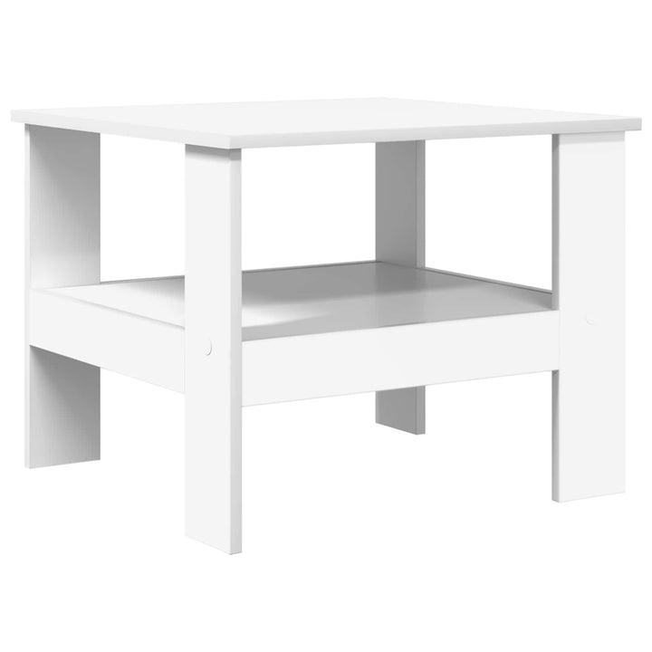 Sofabord Hvid 57 x 55 x 45 cm Konstrueret træ